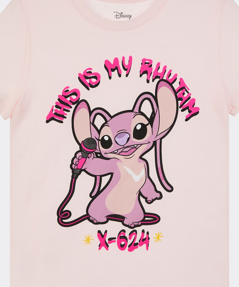 Playera de Licencia Stitch de Niña Juvenil