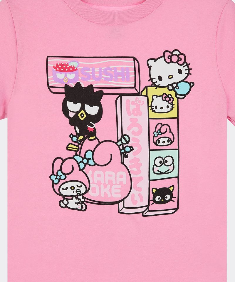 Playera de Licencia Kitty & Friends de Niña Infantil