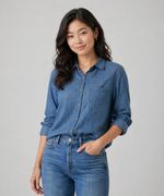 Blusa Manga Larga  de  Dama