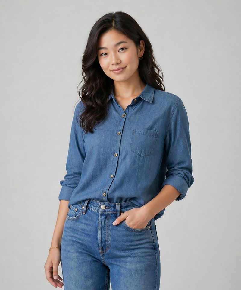 Blusa Manga Larga  de  Dama