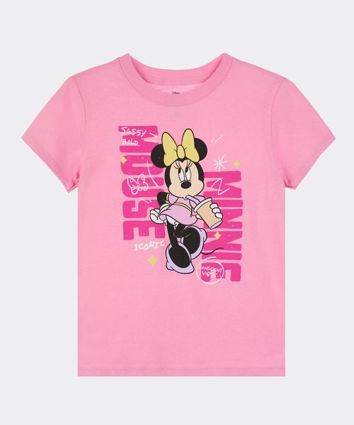 Playera de Licencia Minnie Mouse de  Niña Infantil