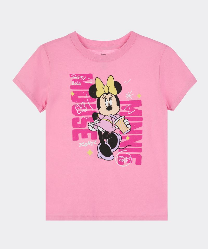 Playera de Licencia Minnie Mouse de  Niña Infantil
