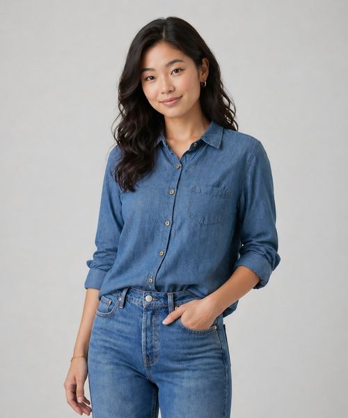Blusa Manga Larga  de  Dama