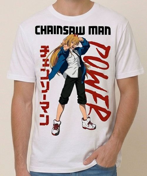 Playera de Licencia Chainsaw Man de  Caballero
