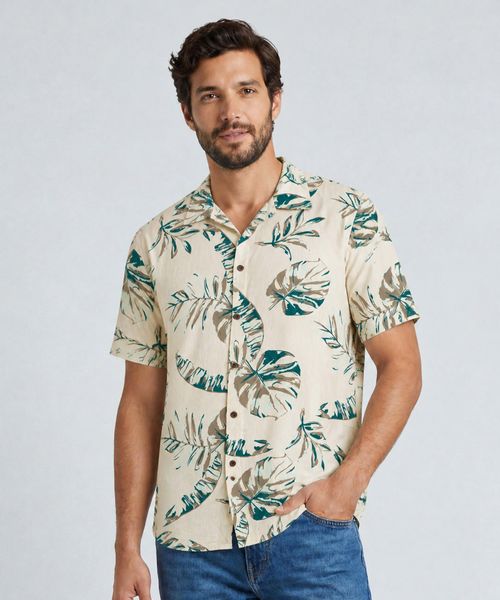 Camisa Manga Corta  de  Caballero