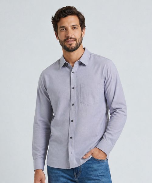 Camisa Manga Larga  de  Caballero