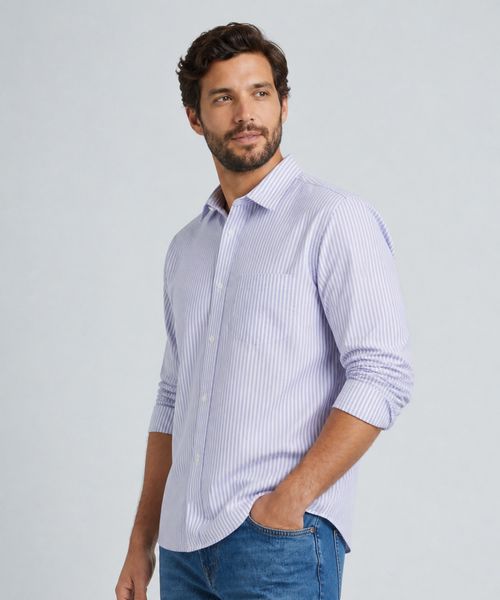 Camisa Manga Larga  de  Caballero