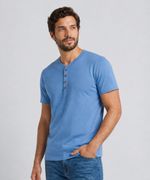 Playera Henley  de  Caballero