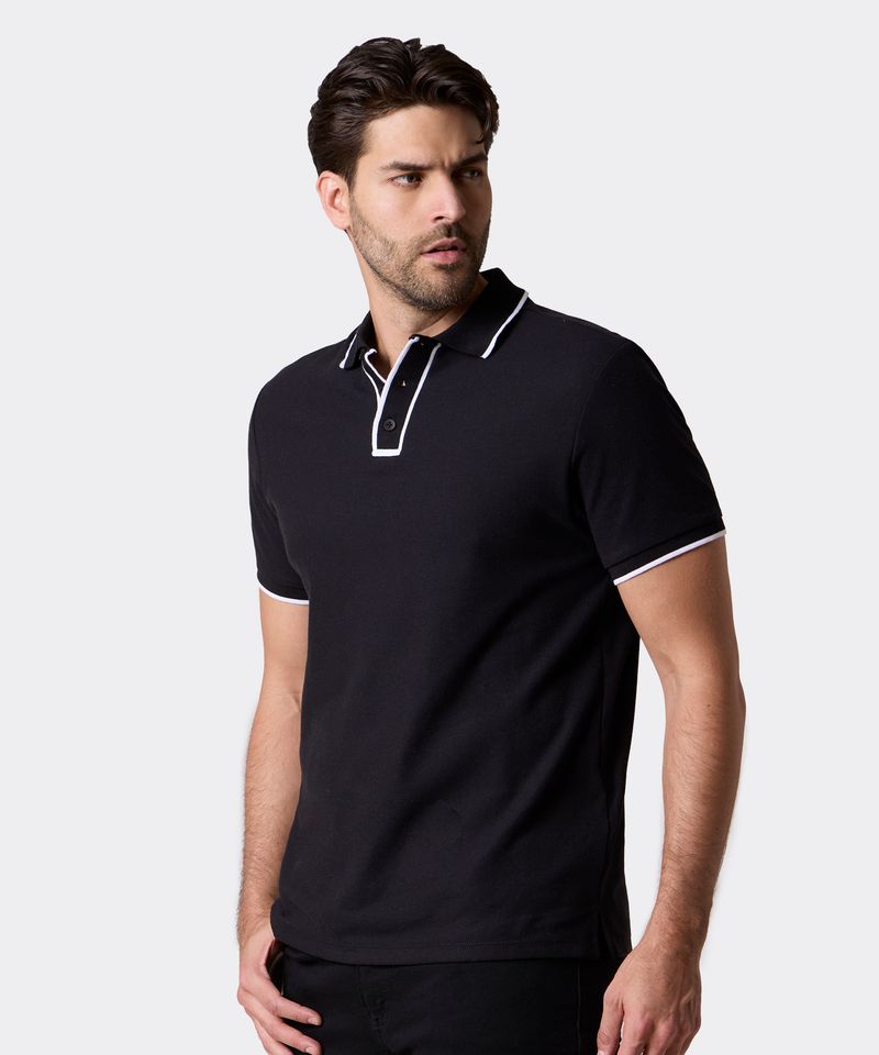 Playera Polo Manga Corta  de  Caballero