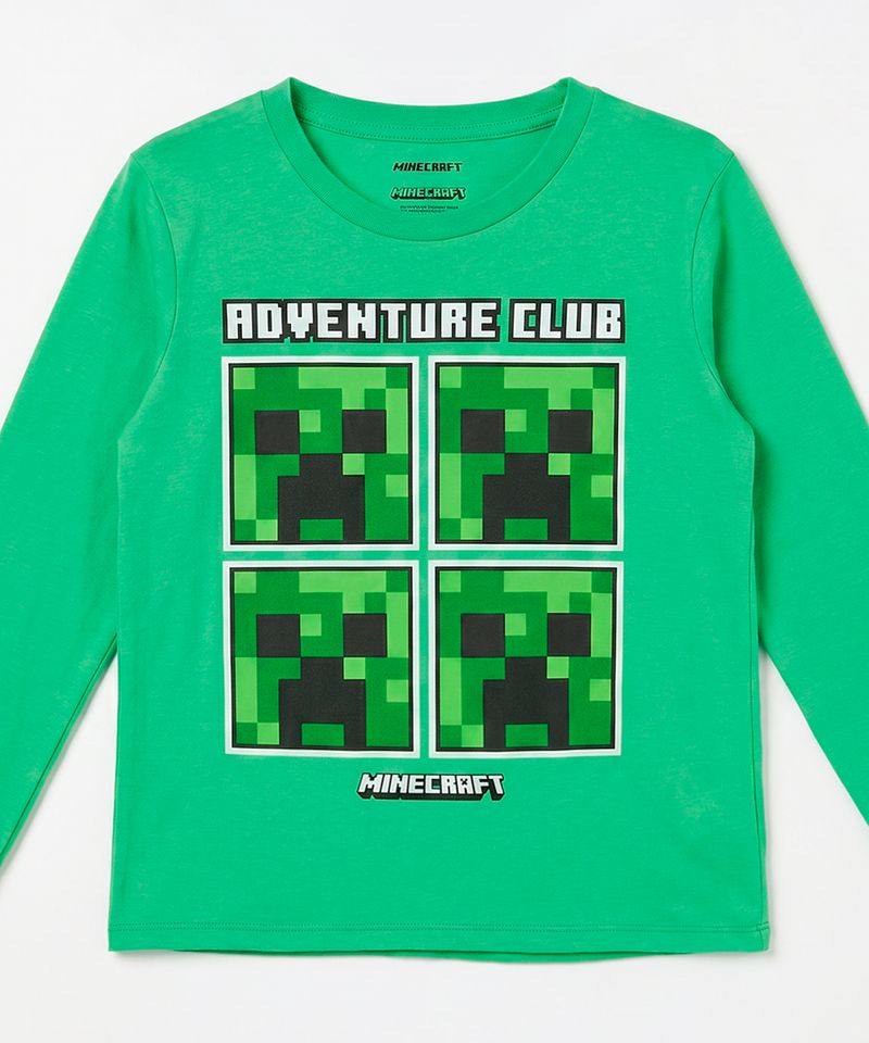 Playera de Licencia Minecraft de  Niño Infantil