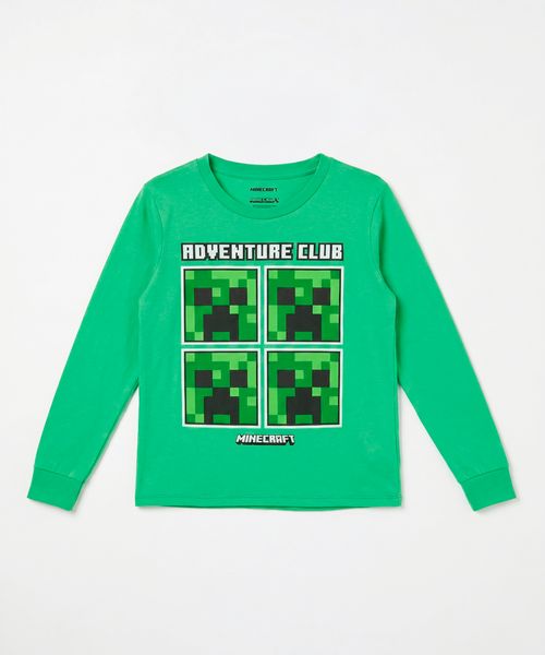 Playera de Licencia Minecraft de  Niño Infantil