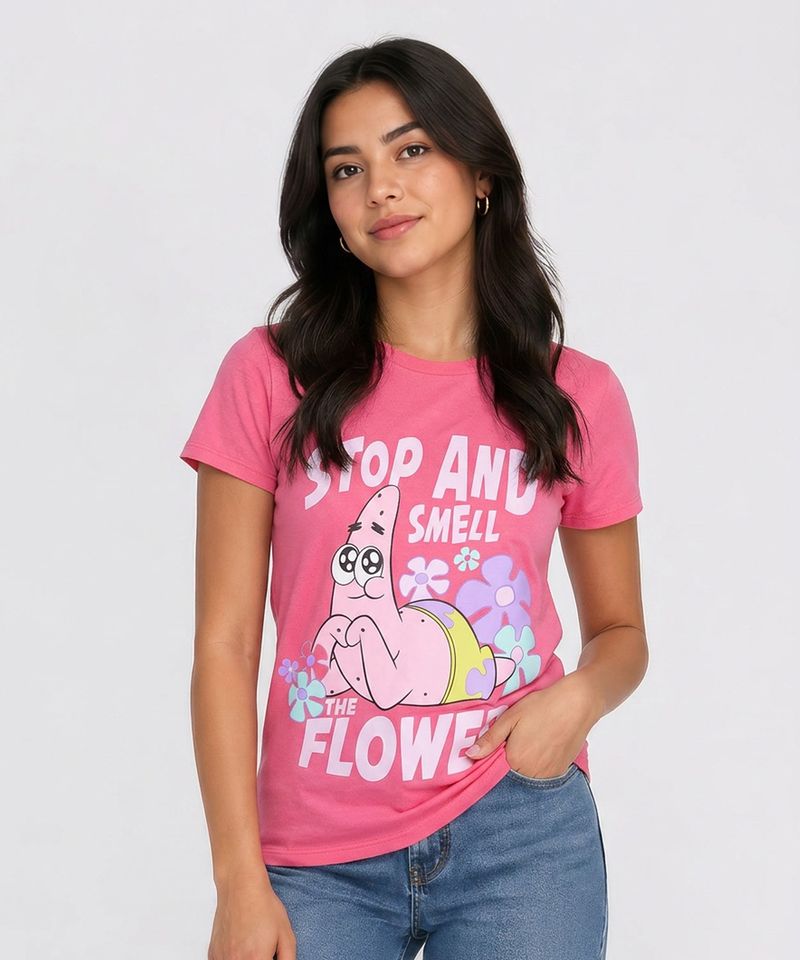 Playera de Licencia Bob Esponja de  Dama