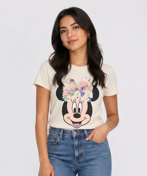 Playera de Licencia Mickey And Minnie de  Dama