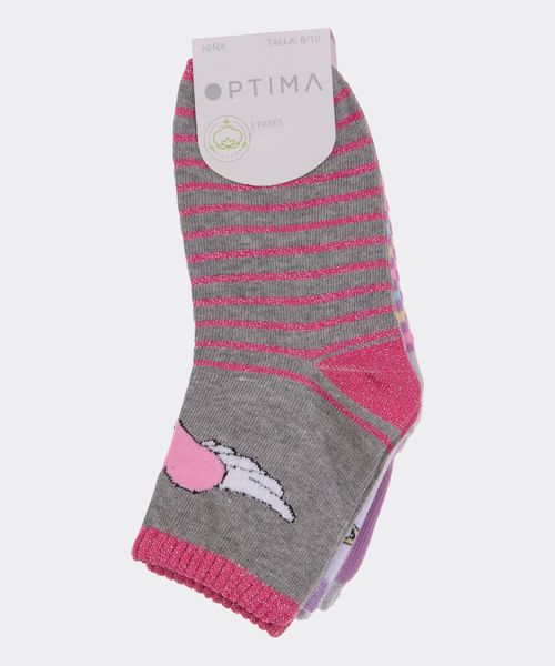 Calceta Pack  de  Niña Infantil