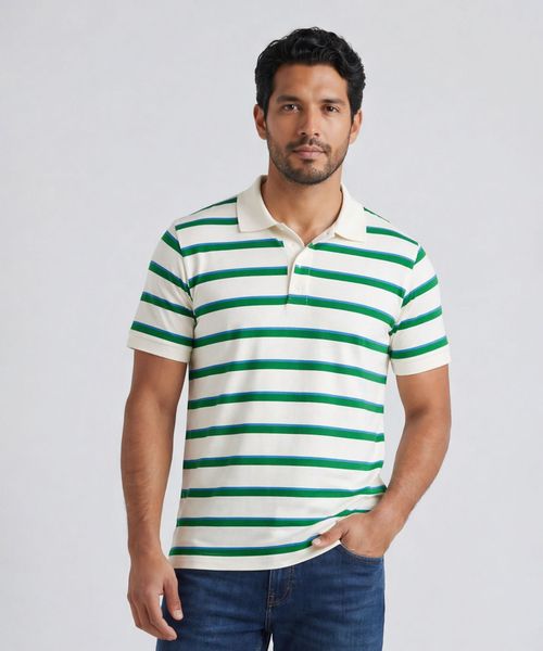 Playera Polo Manga Corta  de  Caballero