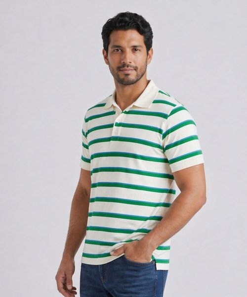 Playera Polo Manga Corta  de  Caballero