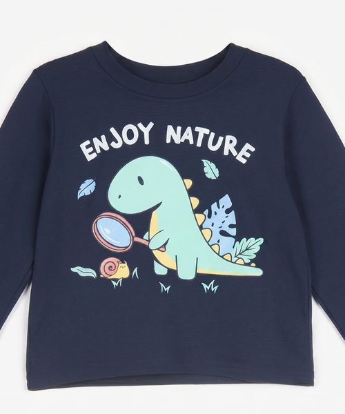 Playera Manga Larga  de  Bebo Años