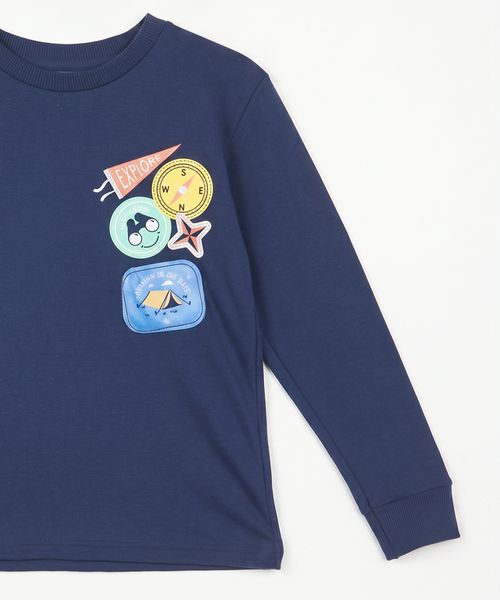 Playera Manga Larga  de  Niño Infantil