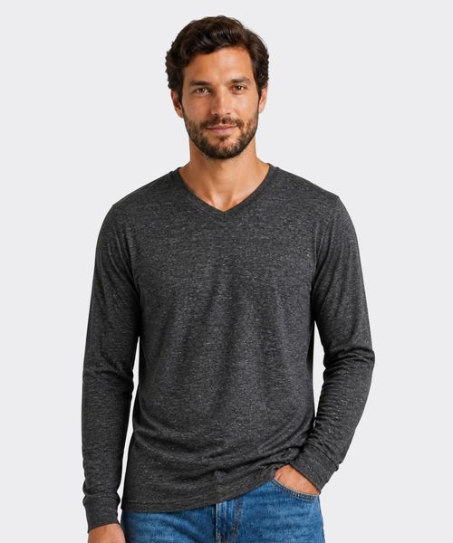 Playera Manga Larga  de  Caballero