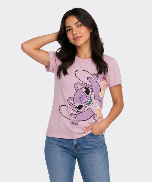 Playera de Licencia Stitch de  Dama