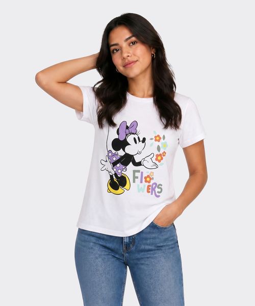 Playera de Licencia Mickey And Minnie de  Dama