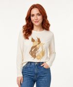 Playera Manga Larga  de  Dama