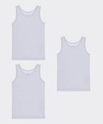 3 Pack Camiseta Tank Top  de  Bebo Años