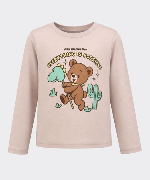 Playera Manga Larga  de  Bebo Años