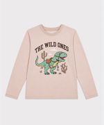 Playera Manga Larga  de  Niño Infantil