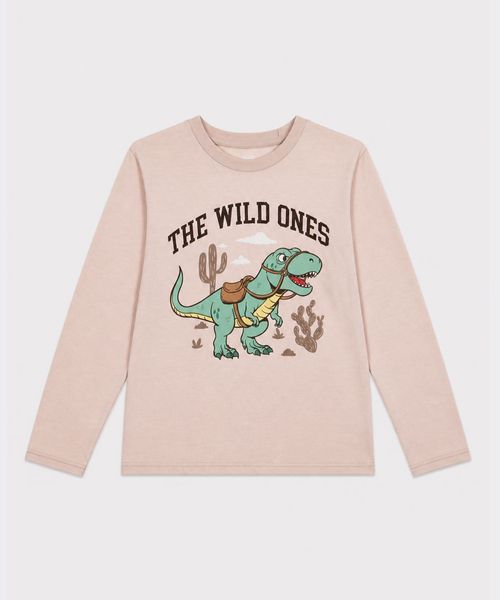 Playera Manga Larga  de  Niño Infantil