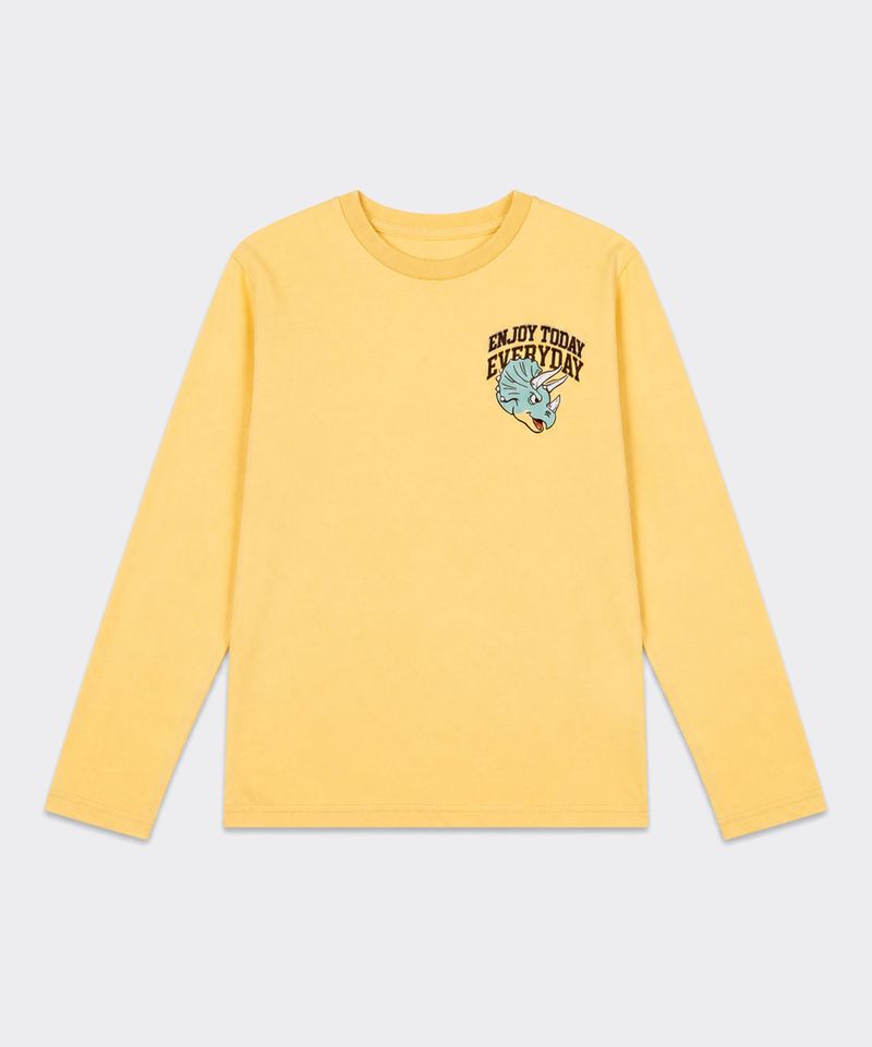 Playera Manga Larga  de  Niño Infantil