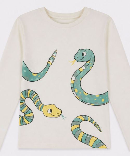 Playera Manga Larga  de  Niño Infantil