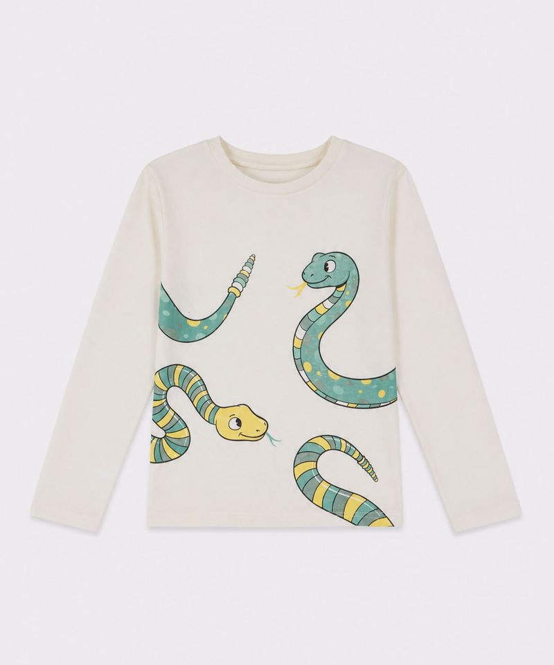 Playera Manga Larga  de  Niño Infantil