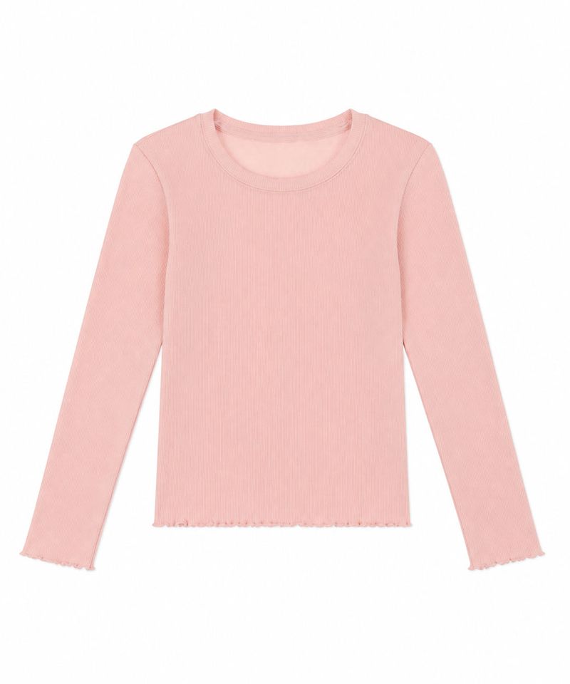 Playera Manga Larga  de  Niña Infantil