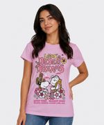 Playera de Licencia Snoopy de  Dama