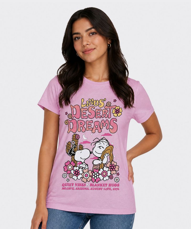 Playera de Licencia Snoopy de  Dama