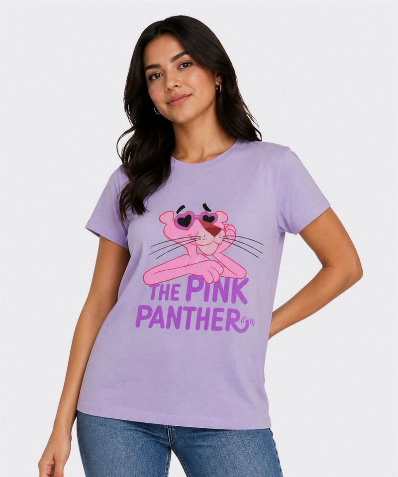 Playera de Licencia Pink Panter de  Dama