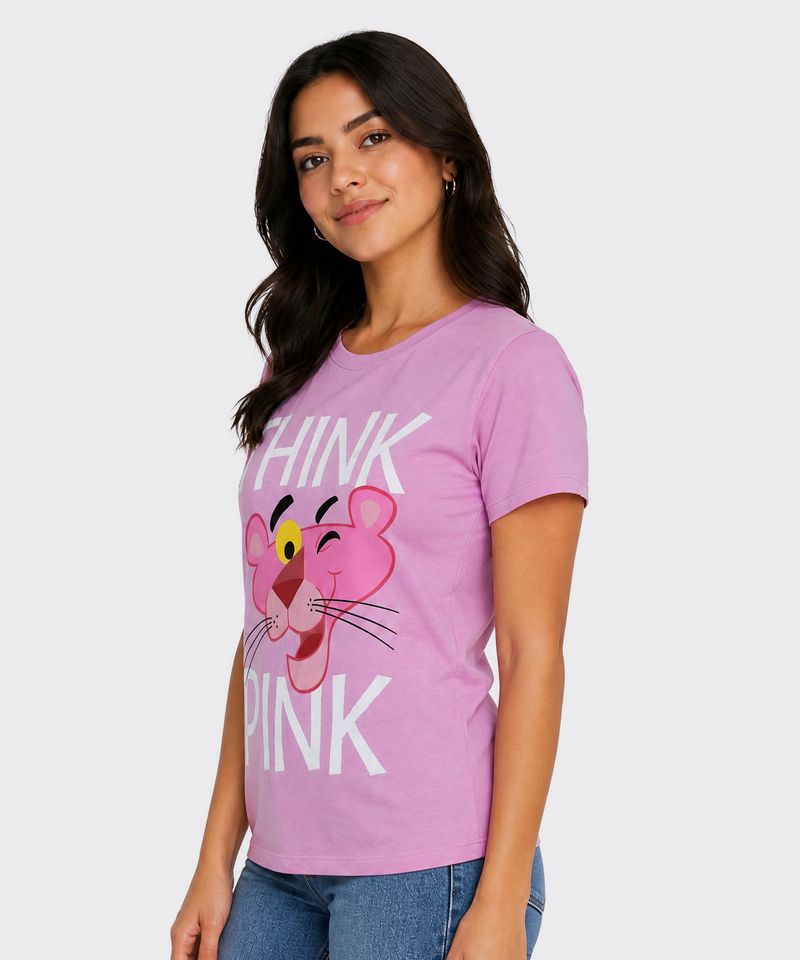Playera de Licencia Pink Panter de  Dama