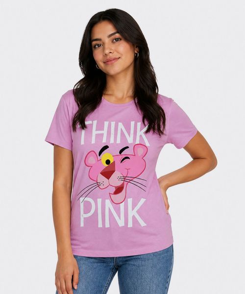 Playera de Licencia Pink Panter de  Dama