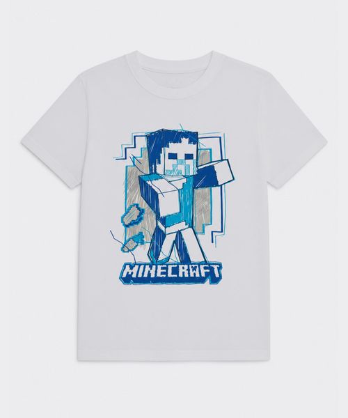 Playera de Licencia Minecraft de  Niño Infantil