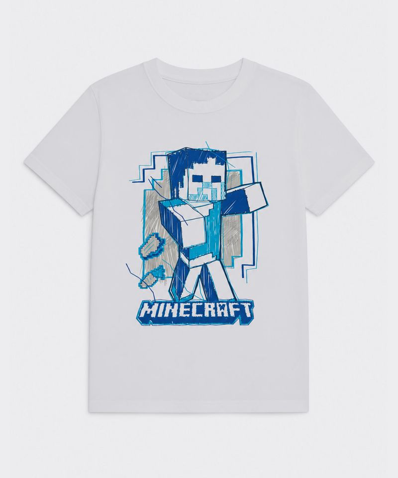 Playera de Licencia Minecraft de  Niño Infantil