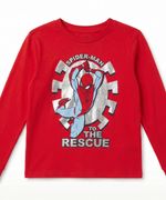 Playera de Licencia Spiderman de  Niño Infantil
