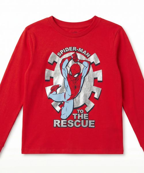 Playera de Licencia Spiderman de  Niño Infantil