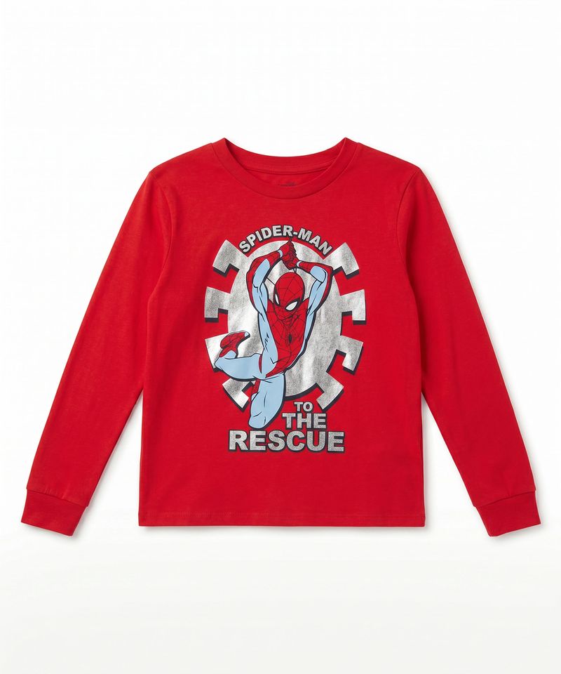 Playera de Licencia Spiderman de  Niño Infantil