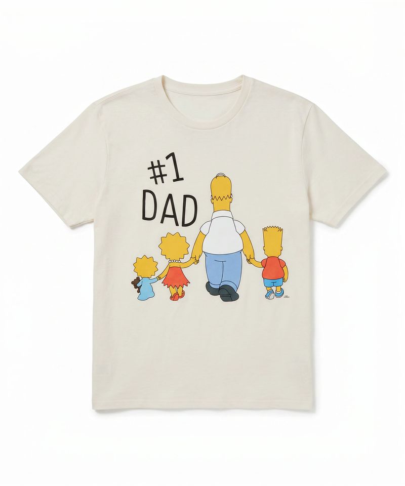 Playera de Licencia Simpsons de  Caballero
