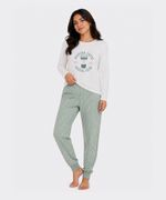 Set Pijama Pantalón y Playera  de  Dama