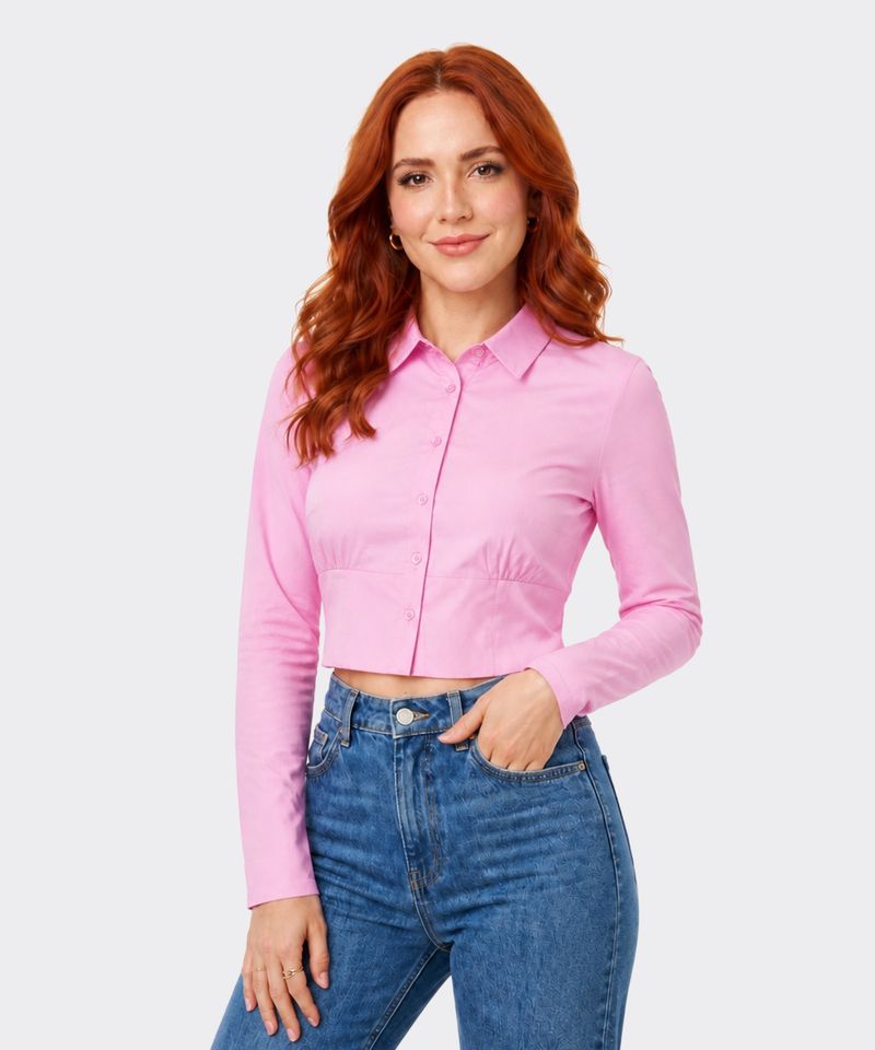 Blusa Manga Larga  de  Dama