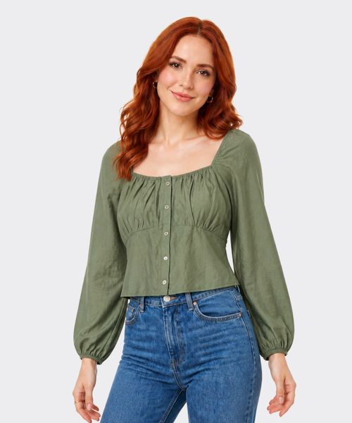 Blusa Manga Larga  de  Dama