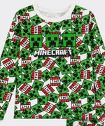 Set Pijama Pantalón y Playera Minecraft de  Niño Infantil