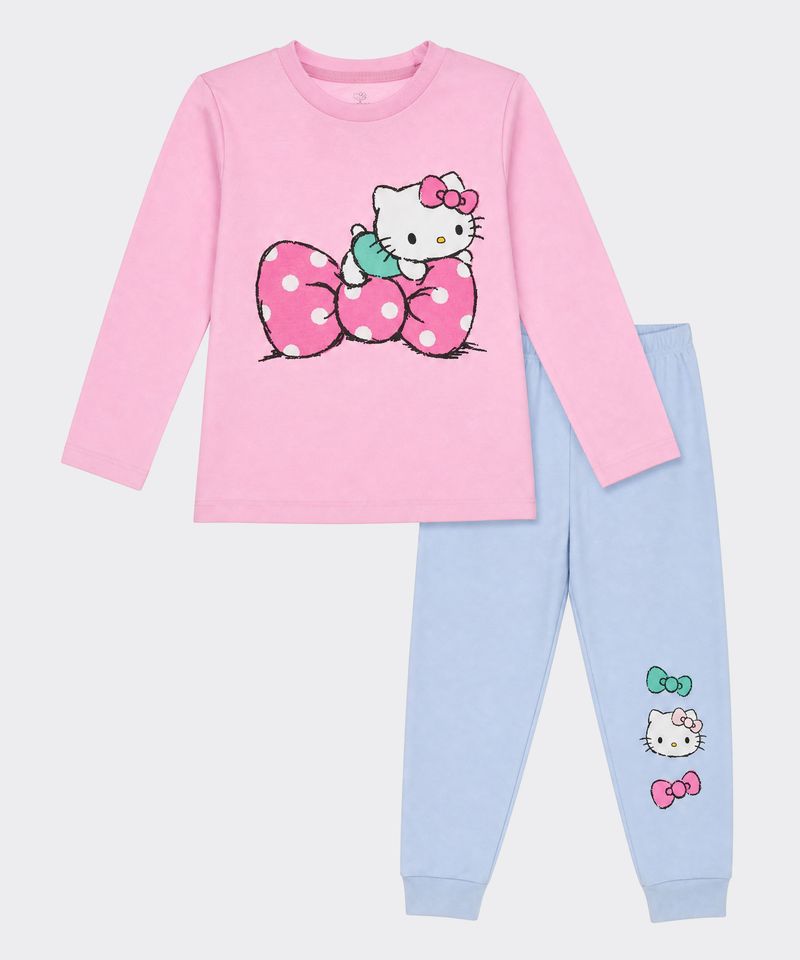 Set Pijama Pantalón y Playera Hello Kitty de  Beba Años
